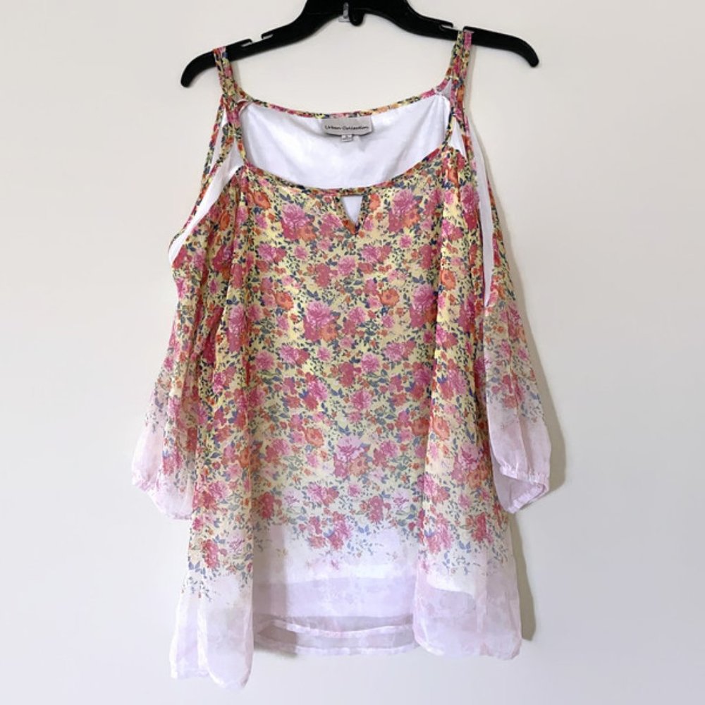Floral tank top, lightweight blouse ✿